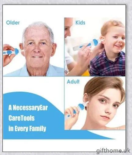 Ear Wax Vacuum Cleaner Removal Kit - Powerful suction tool for safe and effective earwax removal