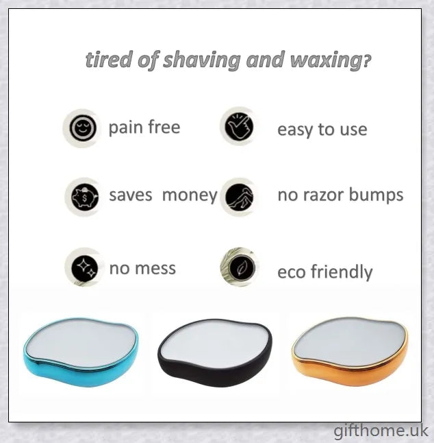 Crystal Hair Removal Eraser - Gentle, Effective, and Eco-Friendly Hair Removal Device