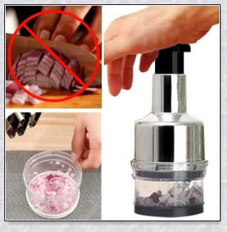 The Onion Chopper - a versatile and efficient kitchen tool for chopping vegetables, herbs, and more with ease