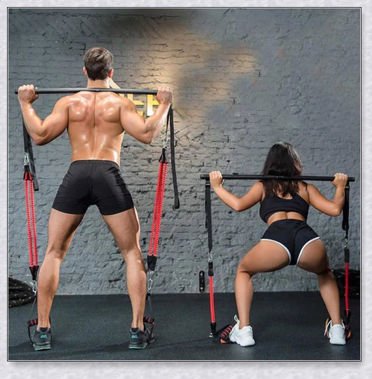 Redge Portable All-In-One Gym Machine with adjustable resistance bands for a full-body workout at home or on the go