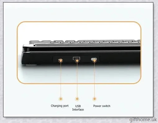Retro Bluetooth and wired dual mechanical keyboard with 76 keys, available in silver, blue, black, pink, red, and gold colours