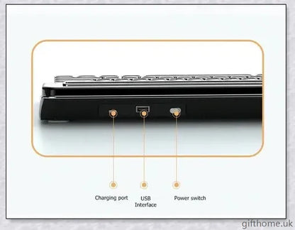 Retro Bluetooth and wired dual mechanical keyboard with 76 keys, available in silver, blue, black, pink, red, and gold colours