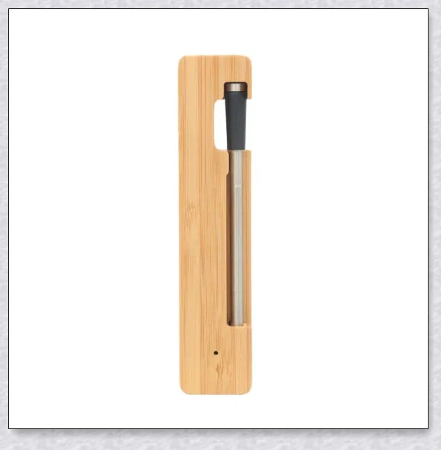 Wireless Smart Meat Thermometer with Bluetooth connectivity, dual sensors, and guided cooking system for precise temperature monitoring and delicious meals