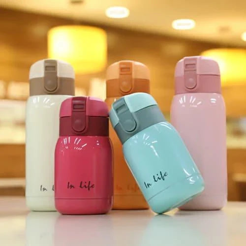 Cute Travel Mini Thermos - Compact, Insulated Flask for Hot and Cold Drinks