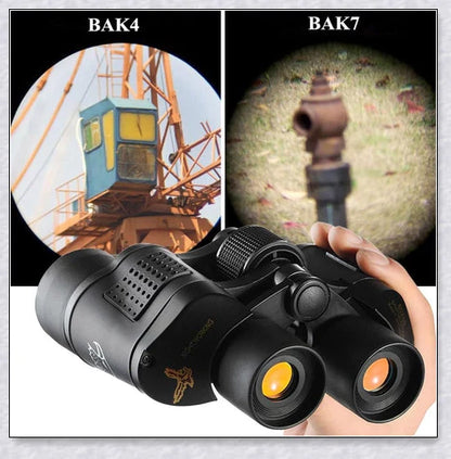 Professional Long Range Night Vision Binoculars with 60X60 magnification for high-resolution viewing of distant objects