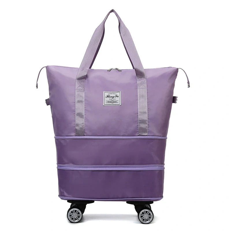 Universal Wheel Travel Bag in various colours with double-layer dry and wet separation