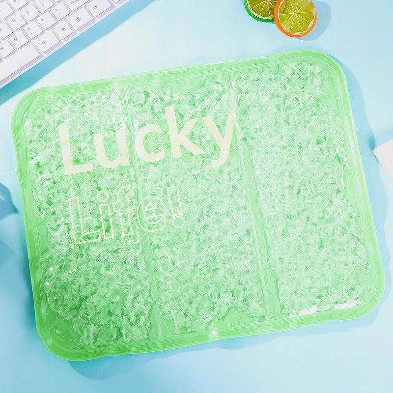 Summer Ice Crystal Pad Gel Cooling Artifact in various colors