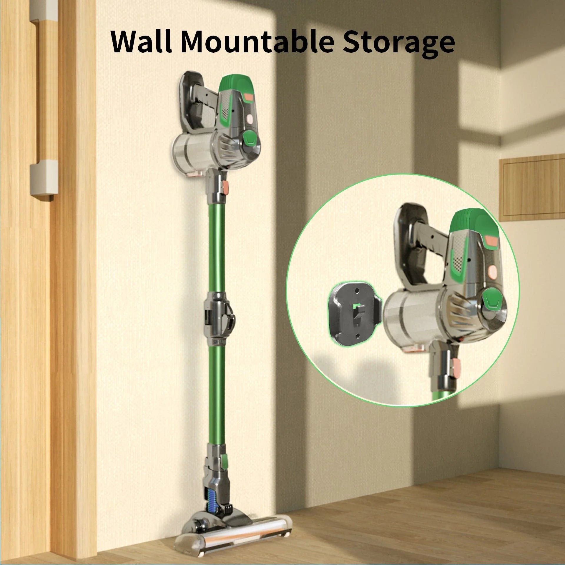 Cordless vacuum cleaner with powerful suction, foldable design, and versatile cleaning capabilities for home and car use