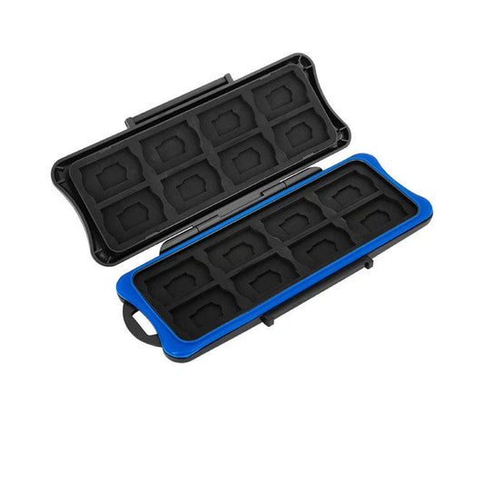 Waterproof black ABS game card storage box for Nintendo Switch and other game cassettes