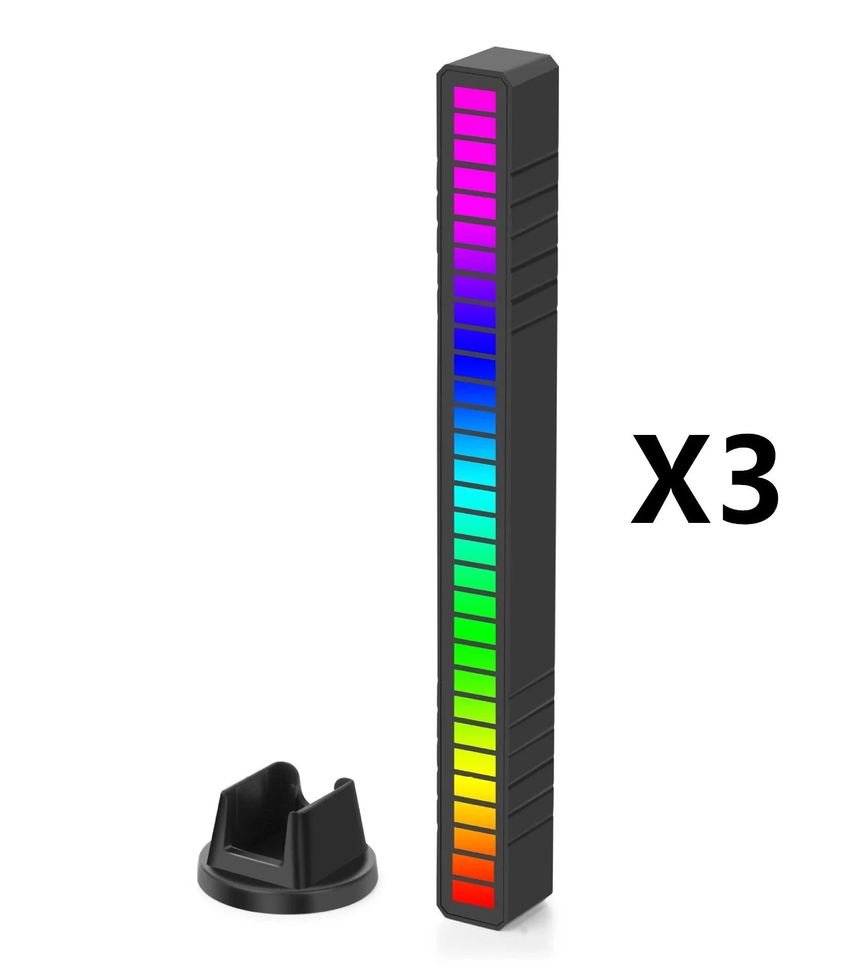 Ambient Music-Syncing LED Strip Lights with Automatic Rhythm Detection and Full Color Spectrum