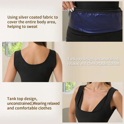 Women's black polyester sweatshirt for yoga and running, shapewear design