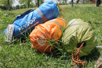 Premium double-layered waterproof camping tent with Oxford cloth exterior and aluminium alloy frame for all-weather outdoor adventures
