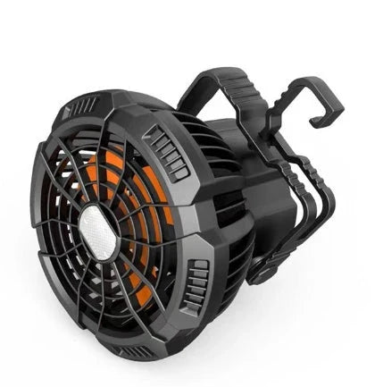 Multifunction LED lighting fan with remote control, suitable for home, garden, and outdoor use
