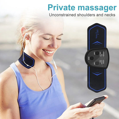 Portable Neck & Shoulder Massager with adjustable intensity levels and versatile design for targeted muscle relief