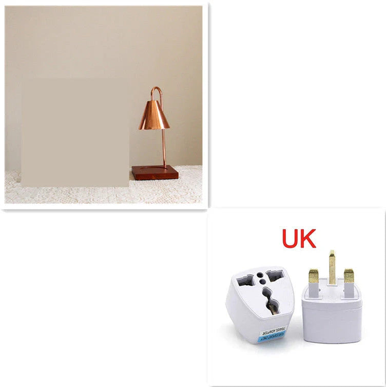 Elegant aromatherapy lamp with a curvy, semi-matte stem design for soothing scents and soft lighting
