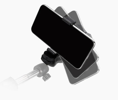 Adjustable Bluetooth selfie stick with remote control and tripod for iPhone, ideal for capturing full-body and hands-free mobile photos