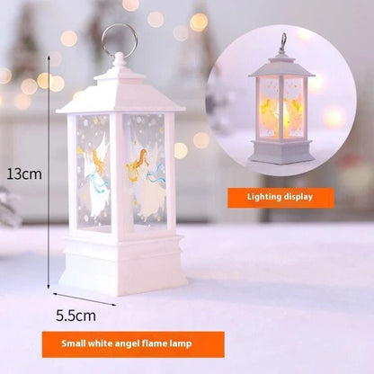 Santa Claus LED night light battery-powered hanging lantern for Christmas decoration