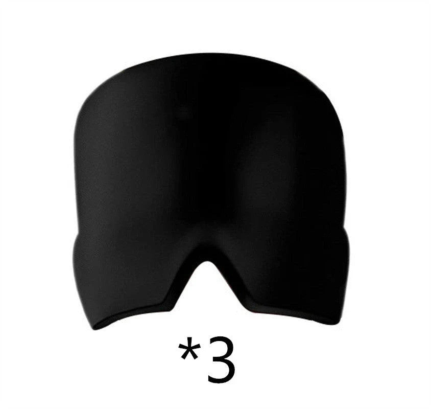 Soothing Ice Therapy Eye Mask for Headache and Migraine Relief, Flexible Gel Material, Adjustable Strap