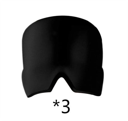 Soothing Ice Therapy Eye Mask for Headache and Migraine Relief, Flexible Gel Material, Adjustable Strap