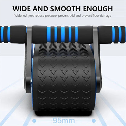 Premium Dual-Wheel Abdominal Roller for Intense Core and Arm Workouts - Durable Construction, Comfortable Grip, Suitable for All Fitness Levels