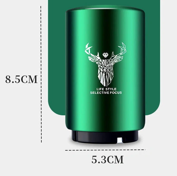 Stainless steel automatic beer bottle opener with magnet cap catcher