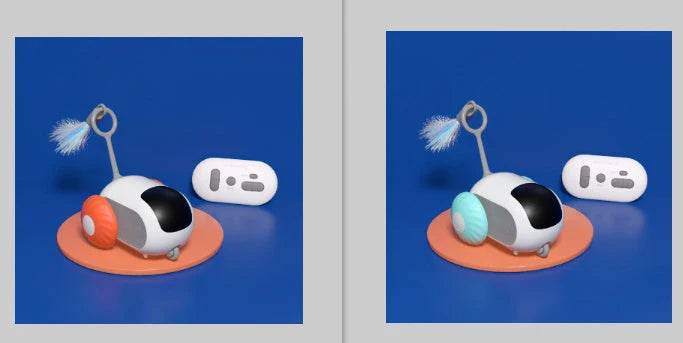 Wireless Interactive Cat Toy Car with Remote Control - Engaging Feline Fun