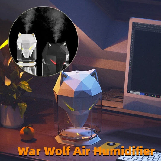 War Wolf Air Humidifier with colourful night lights and ultrasonic mist