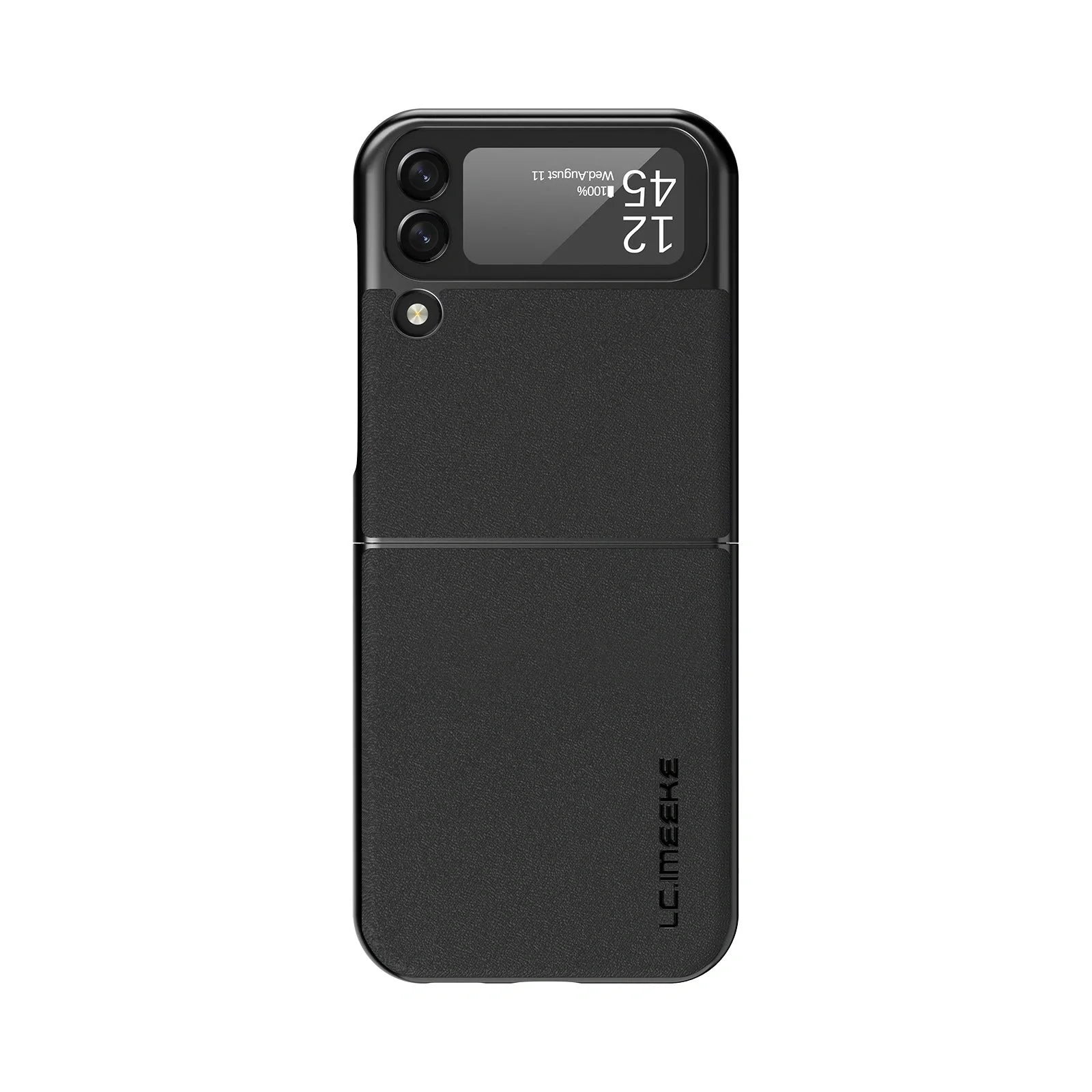 Plain Leather Phone Case for Samsung Galaxy Z Flip3 in various colours