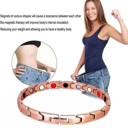 Premium weight loss and slimming bracelet with rhombus design for arthritis pain relief and improved circulation
