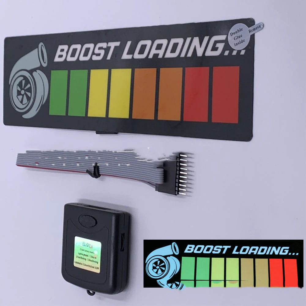 Ultra-thin LED car windshield glow panel with various designs