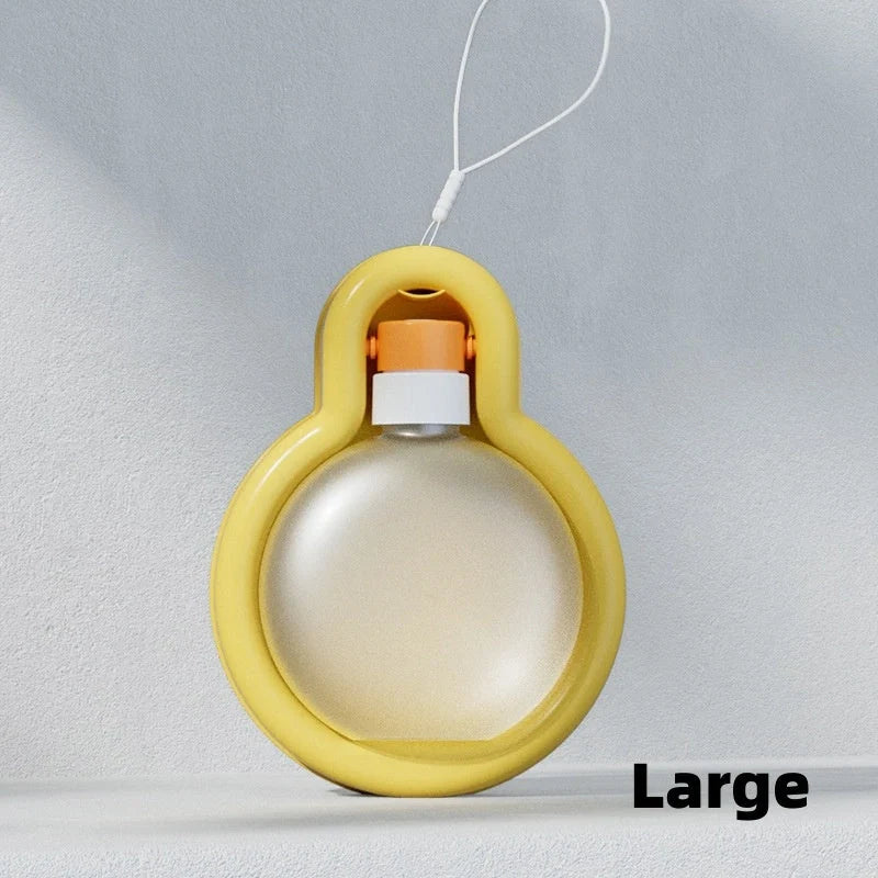 500ml portable pet water bottle with foldable drinking bowl for outdoor use