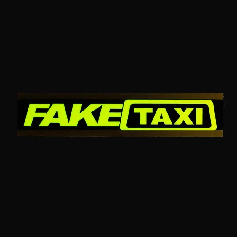 Ultra-thin LED car windshield glow panel with various designs