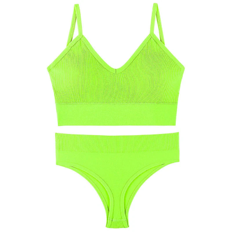 Wireless French triangle cup bra set for small chest push-up in various colours