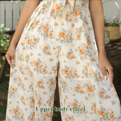 Women's simple printed polyester dress in white, available in sizes S to 4XL