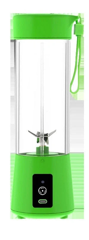 Portable electric juicer with stainless steel blade in various colours