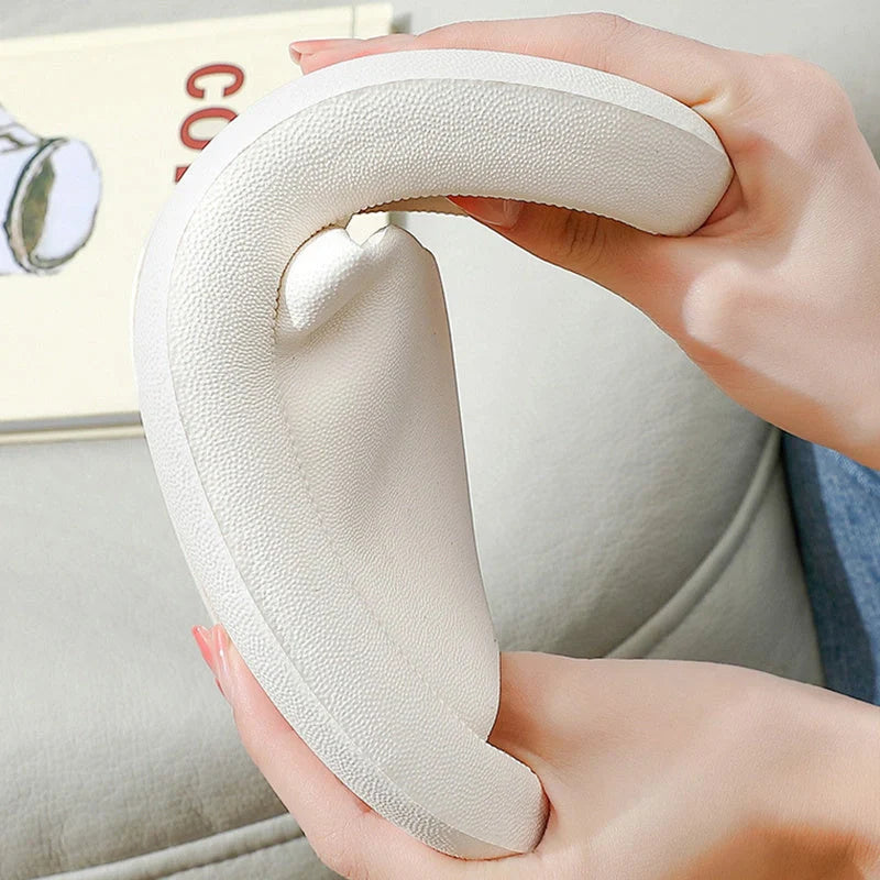 Unisex EVA summer slippers in various colours with non-slip bump texture sole
