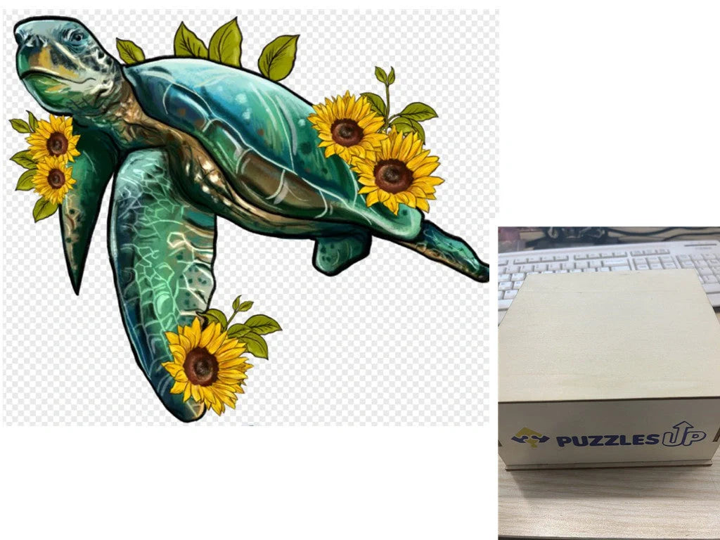 A3 Animal Wooden Puzzle with Box - Premium quality, vibrant animal designs, perfect for family fun