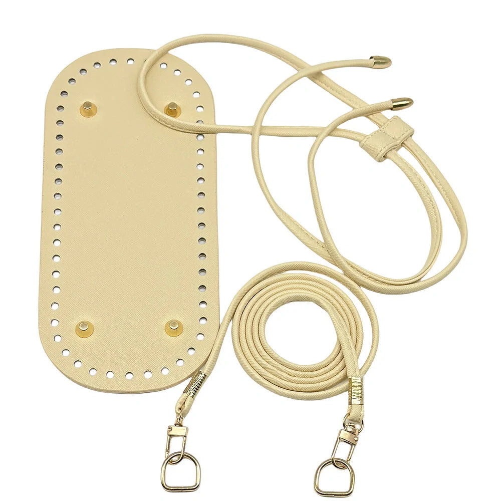 Stylish women's dumpling bag set in apricot, black, and brown, featuring a waterproof design and adjustable shoulder strap.