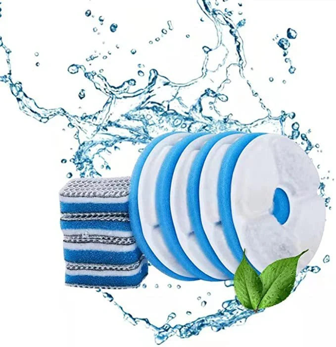 Stainless steel automatic pet water dispenser with 2-litre capacity and ultra-quiet pump