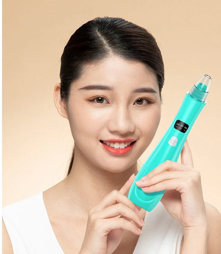 Premium Pore Suction Blackhead Remover with Adjustable Suction Settings and Interchangeable Tips for Deep Cleansing and Glowing Skin