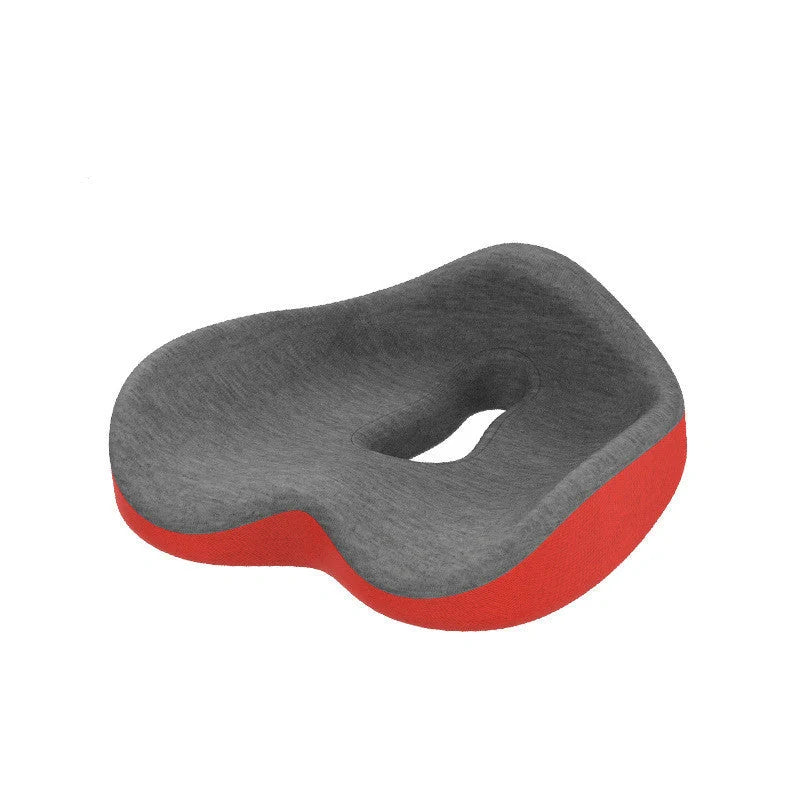 Ergonomic memory foam seat cushion in various colours for office and car use
