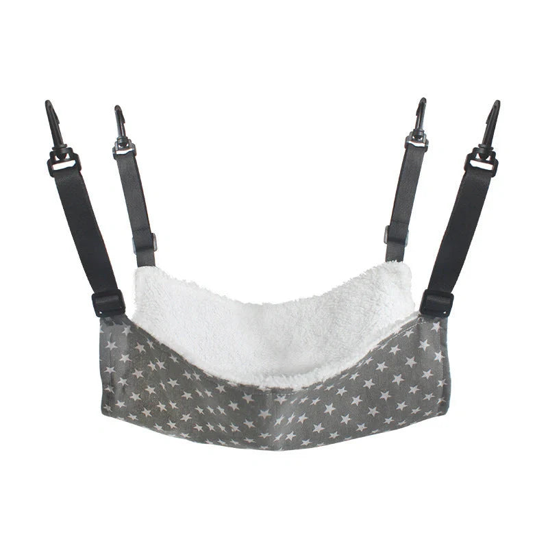 Cosy lamb fleece cat hammock bed in various colours and sizes, perfect for your pet's comfort.