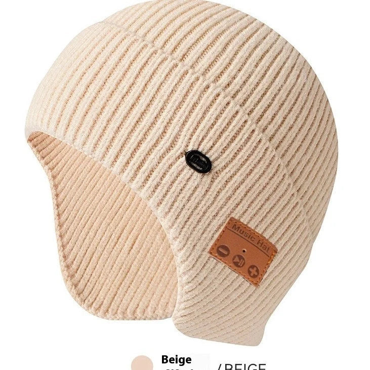 Thickened Blue Tooth Cap Knitted in various colours with dome crown and USB charging cable