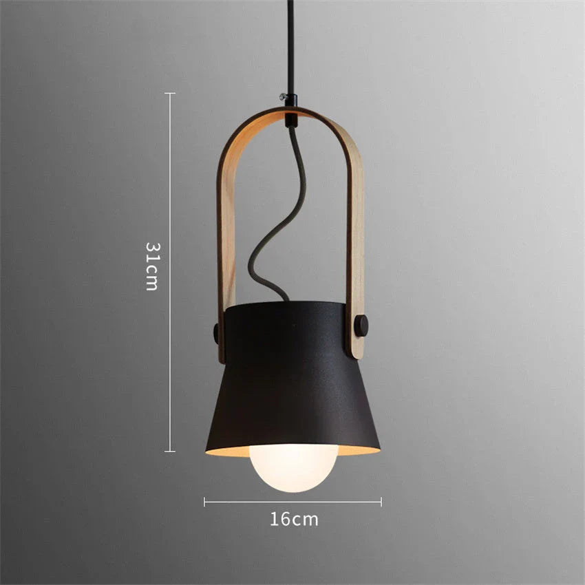 Stylish Nordic-inspired pendant lights with a sleek, industrial-loft design, perfect for modern home decor