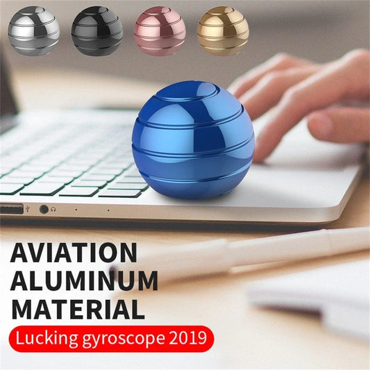 Mesmerizing desktop helix spinner with hypnotic optical illusion effect, perfect for focus, creativity, and stress relief