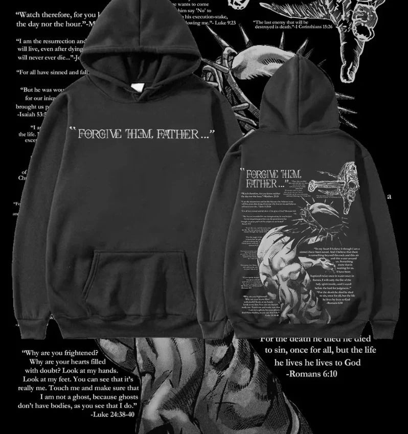 Men's and Women's Casual Printed Hooded Sweater in various colours and sizes