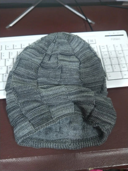 Unisex wool knitted beanie in various colours for winter warmth