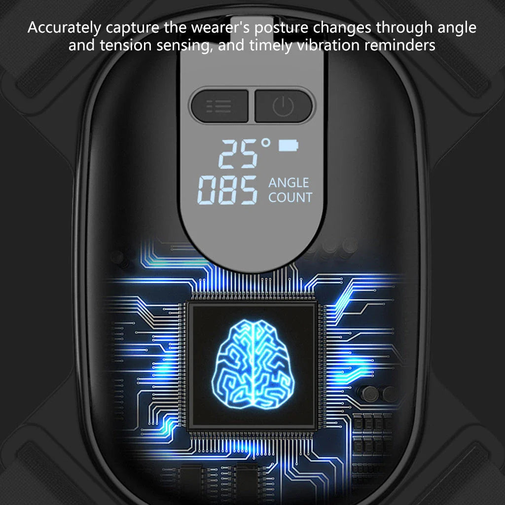 Ergonomic Posture Corrector for Adults and Children, Adjustable Angle Vibration Reminder, Improve Posture and Boost Confidence