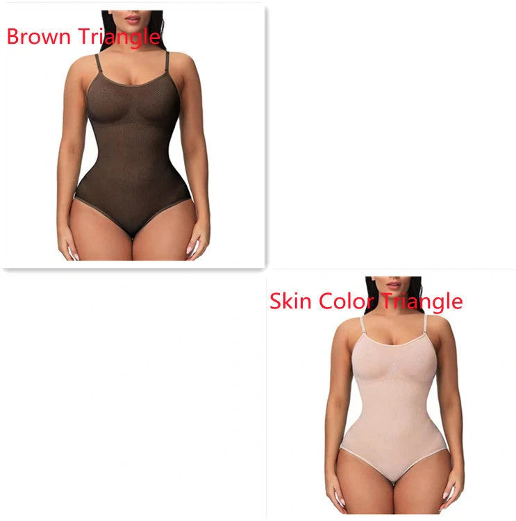 Women's Nylon Suspender Jumpsuit in various colours for body-shaping and style