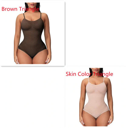 Women's Nylon Suspender Jumpsuit in various colours for body-shaping and style